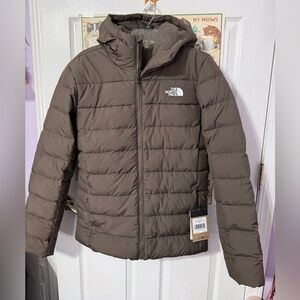 NWT!!The North Face Mens Aconcagua 3 Hoodie Smokey Brown SZ S